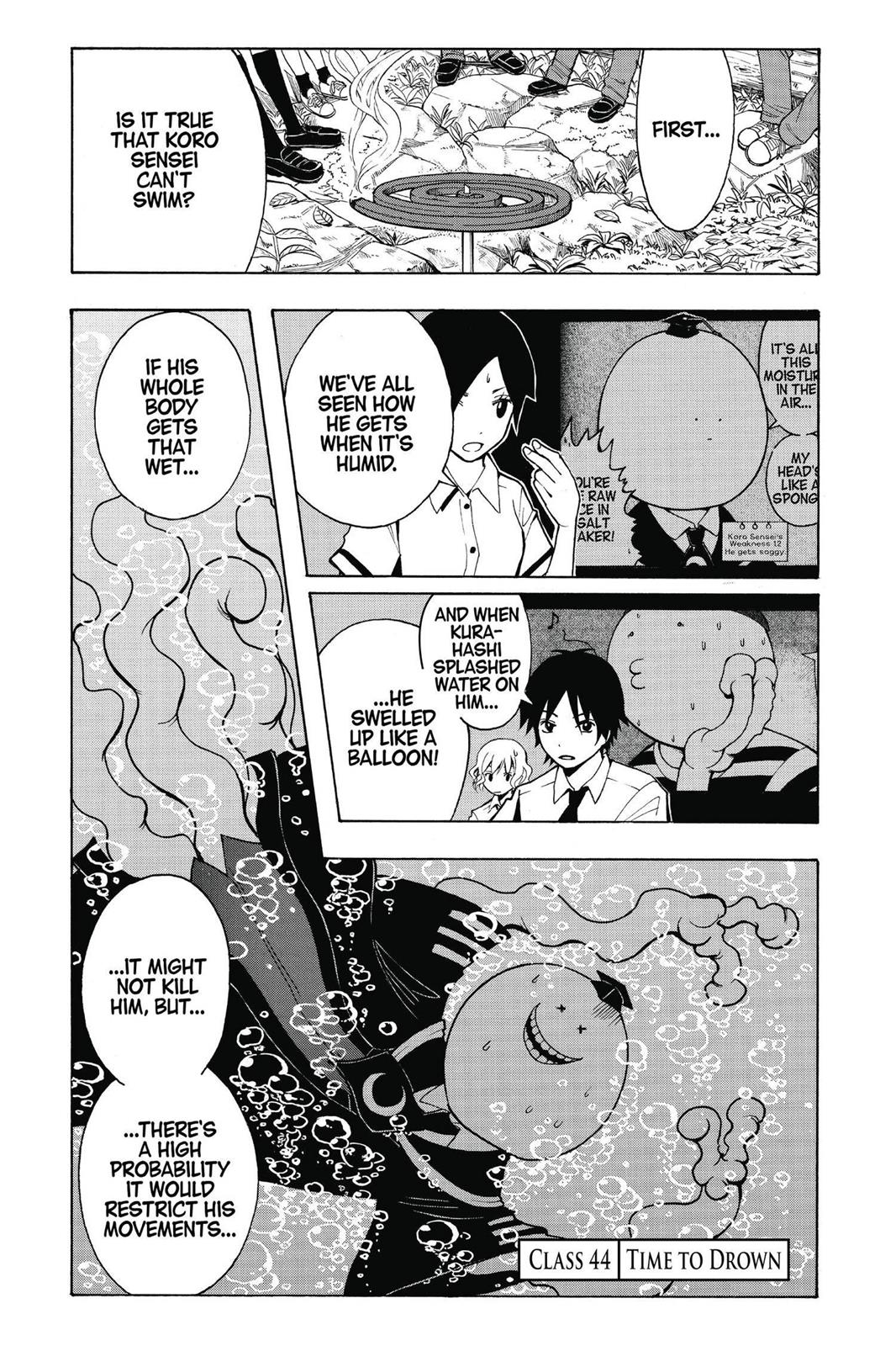 Assassination Classroom Chapter 44 - Page 8