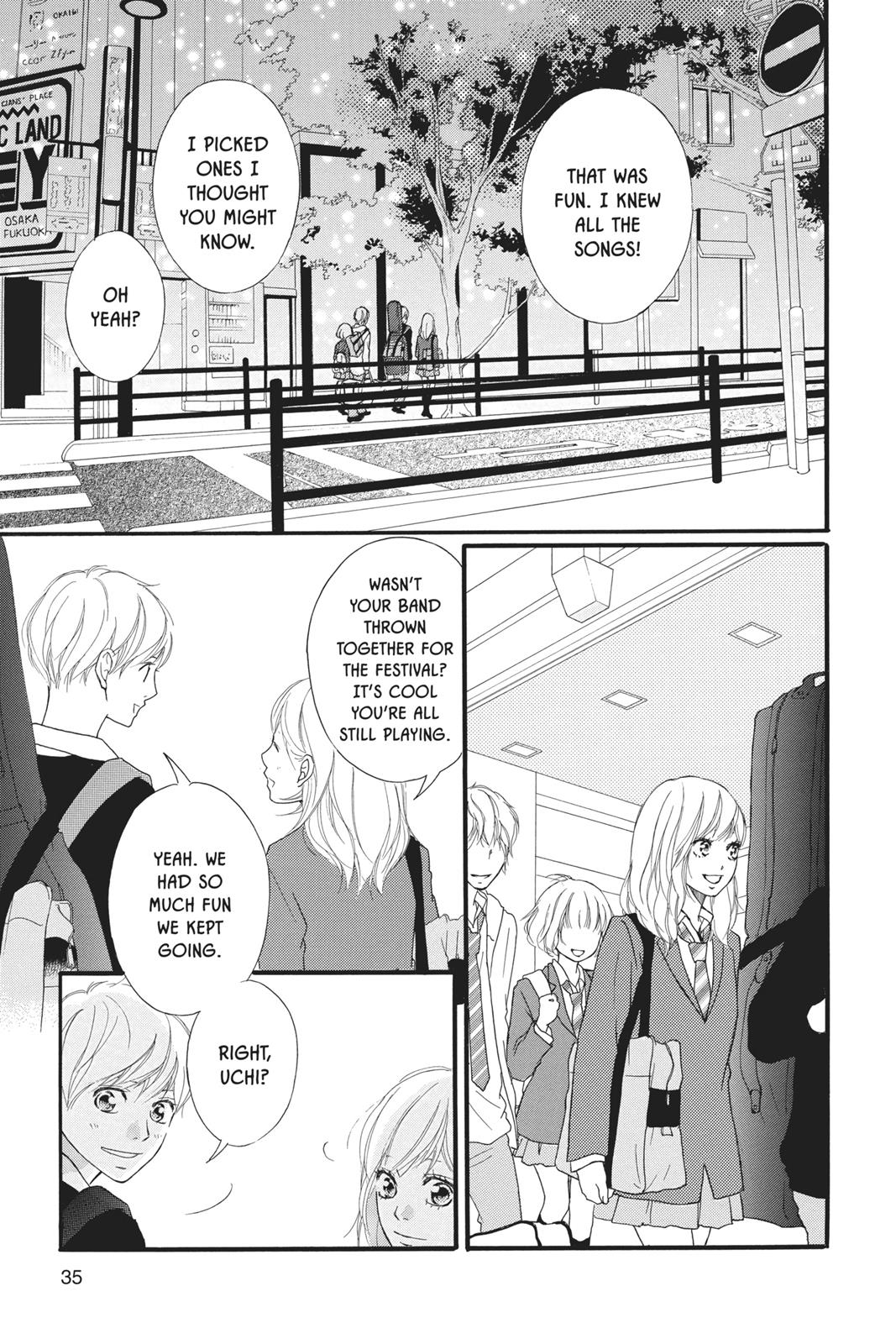 Ao Haru Ride Chapter 28 - Page 35
