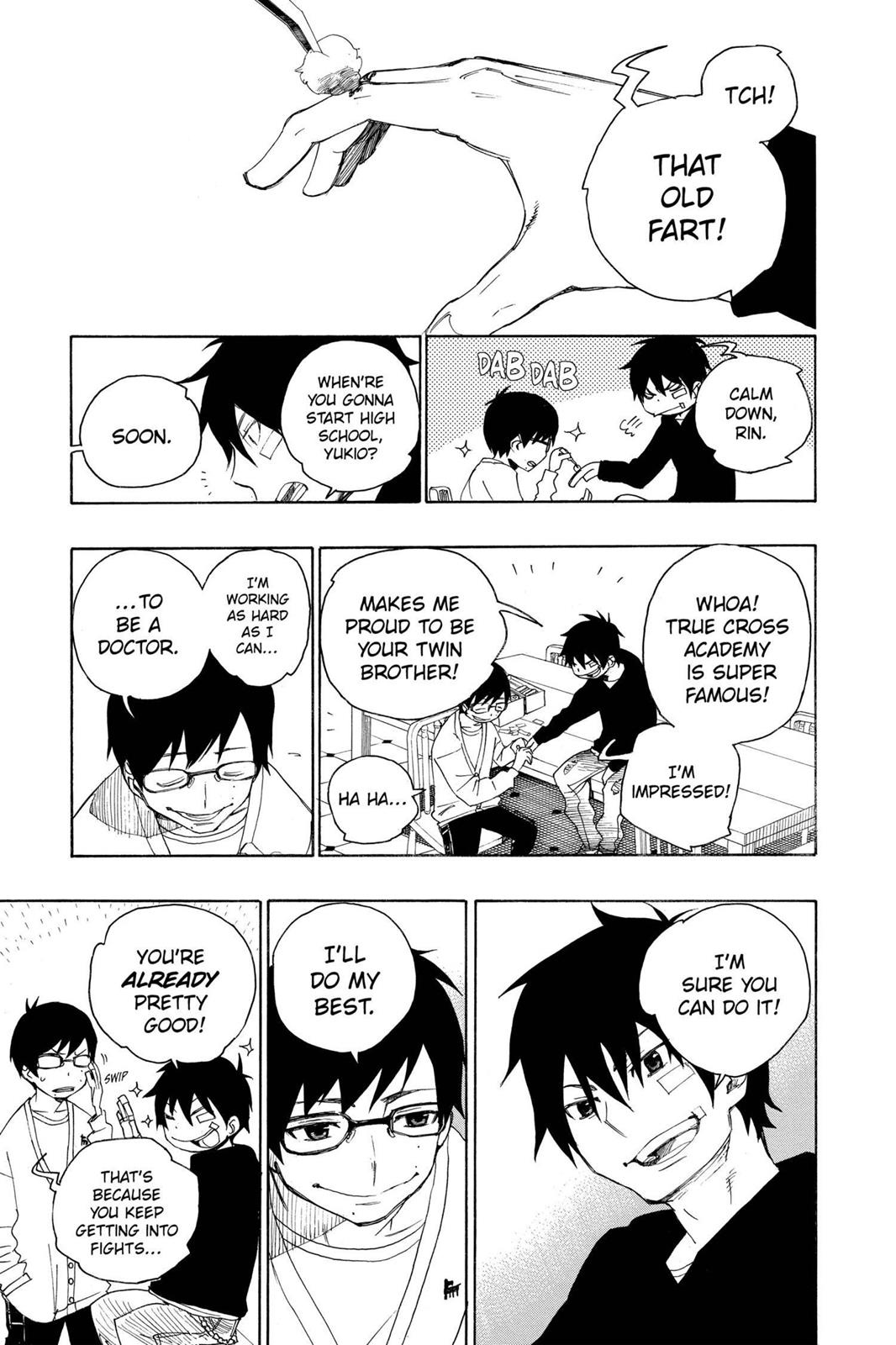 Blue Exorcist Chapter 1 - Page 11