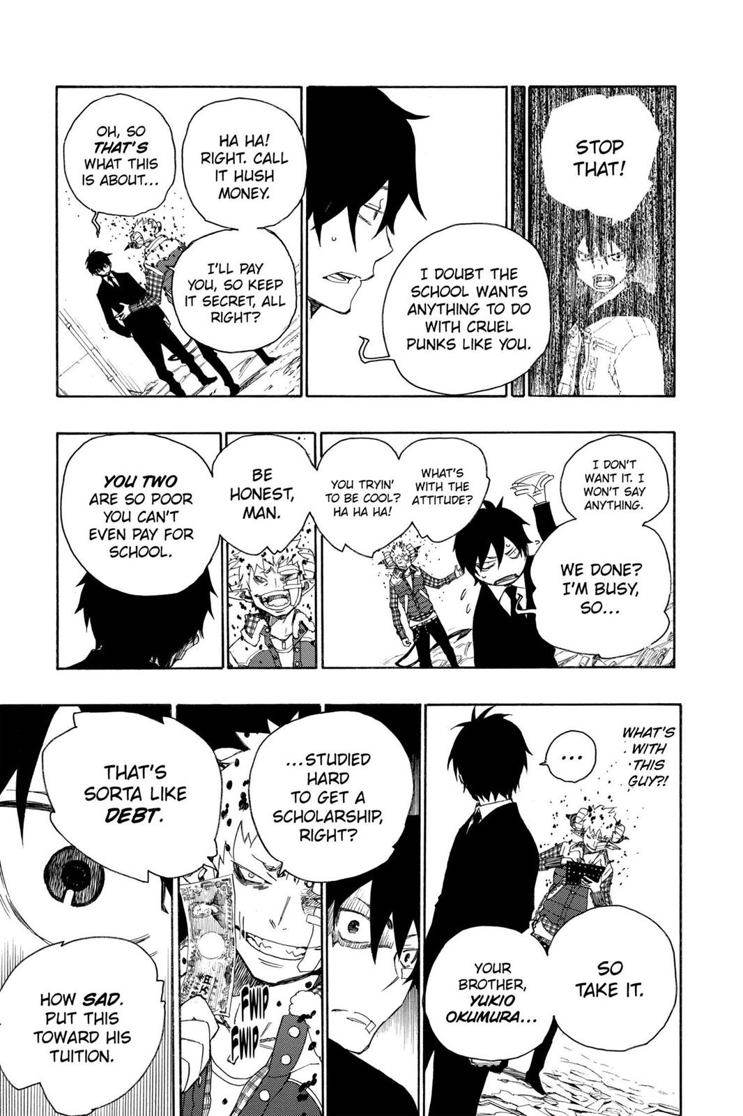 Blue Exorcist Chapter 1 - Page 23