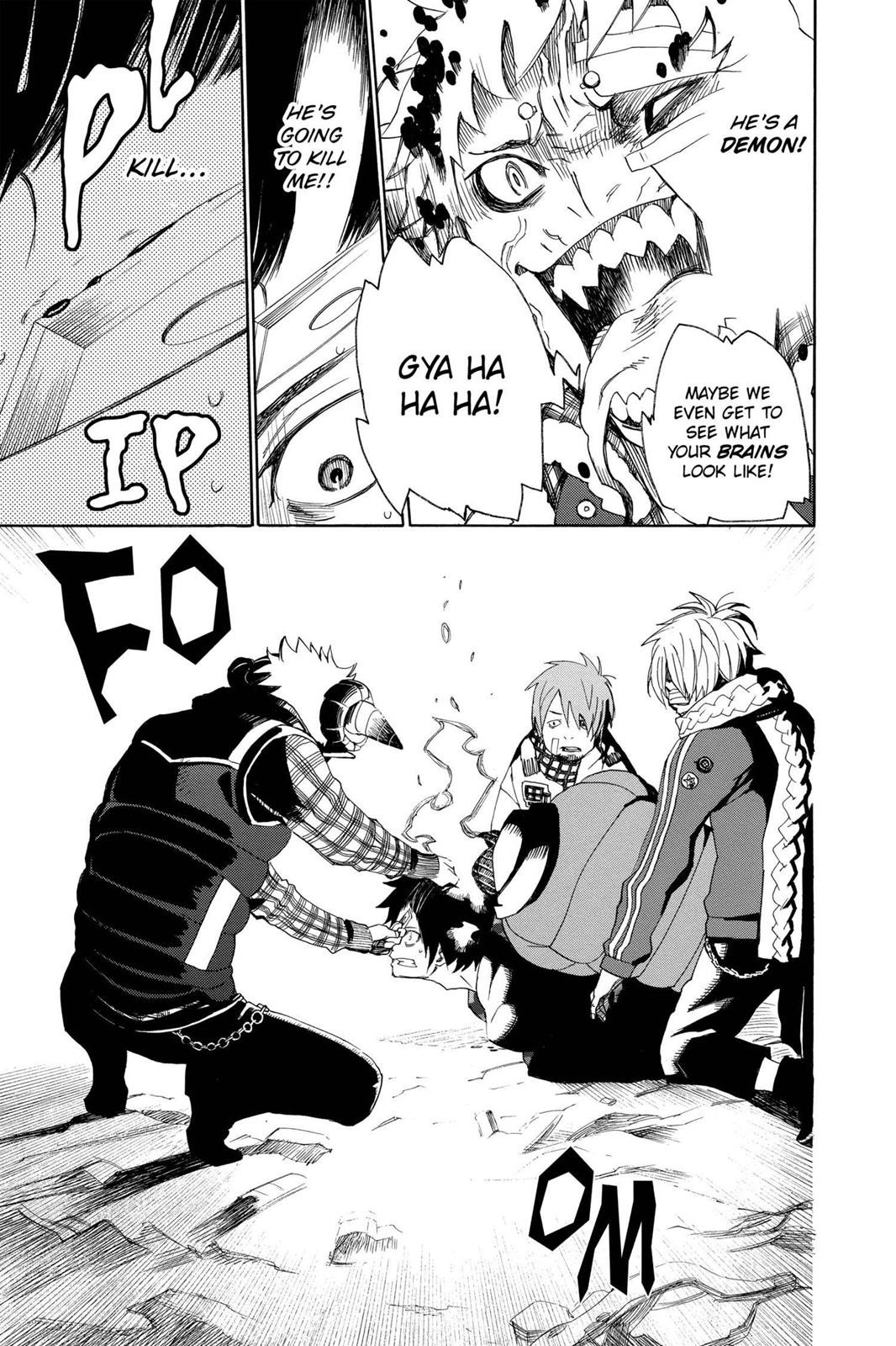Blue Exorcist Chapter 1 - Page 27
