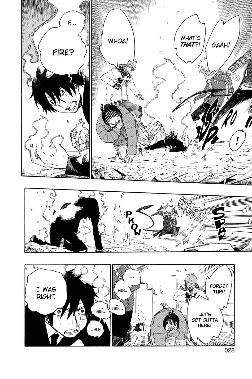 Blue Exorcist Chapter 1 - Page 28