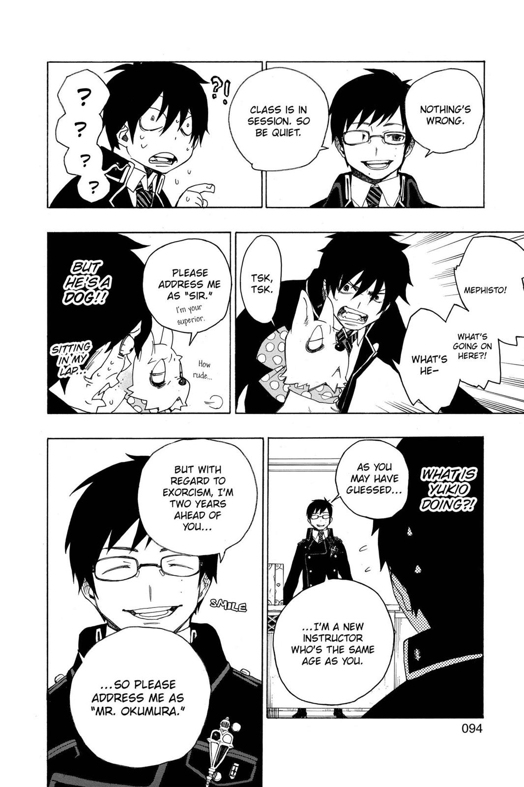 Blue Exorcist Chapter 2 - Page 21
