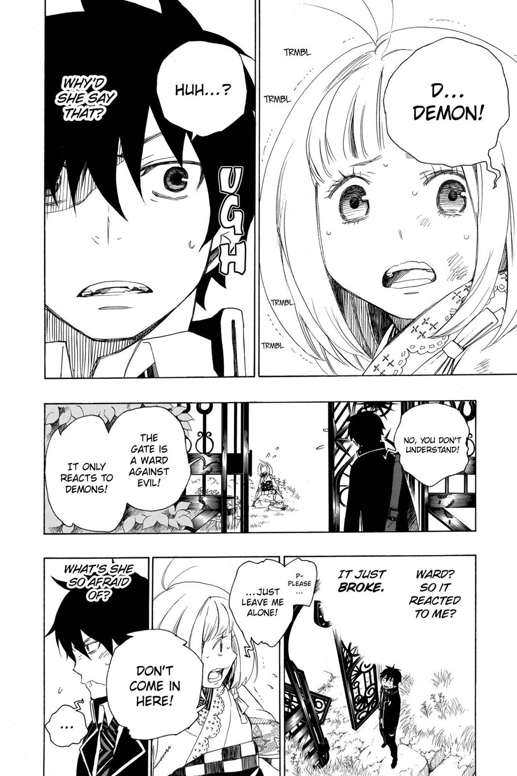 Blue Exorcist Chapter 3 - Page 12