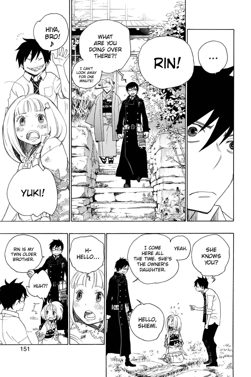 Blue Exorcist Chapter 3 - Page 21