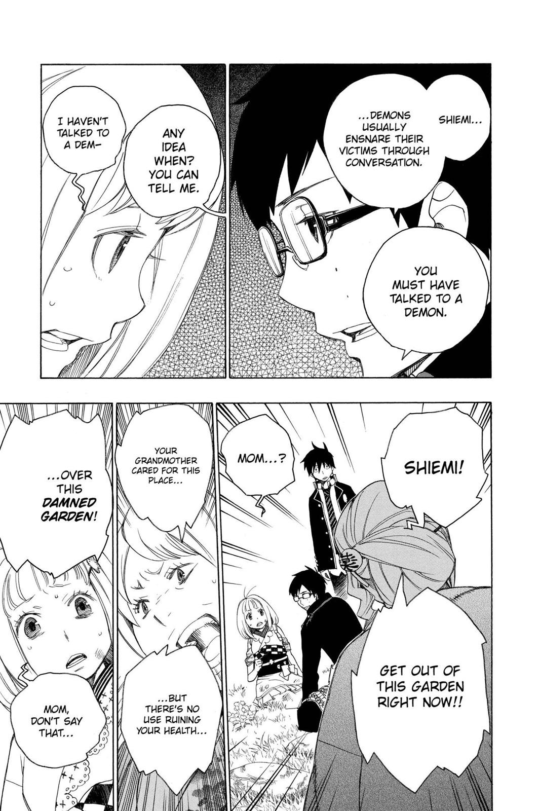 Blue Exorcist Chapter 3 - Page 25