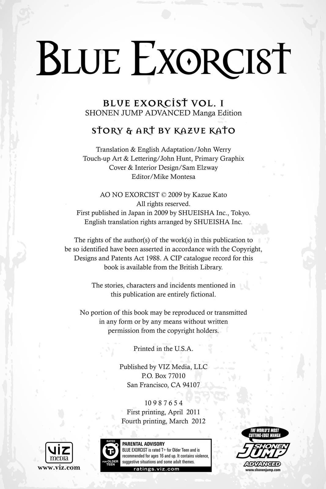 Blue Exorcist Chapter 3 - Page 67