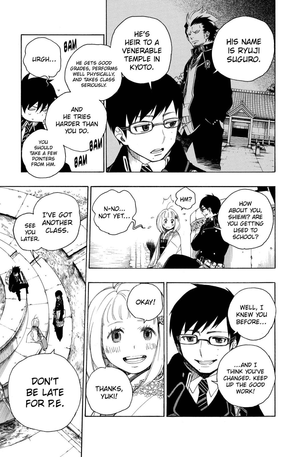 Blue Exorcist Chapter 4 - Page 14