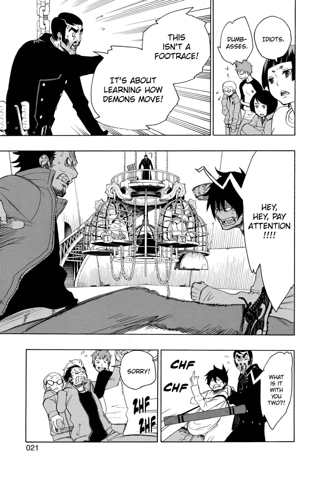 Blue Exorcist Chapter 4 - Page 22