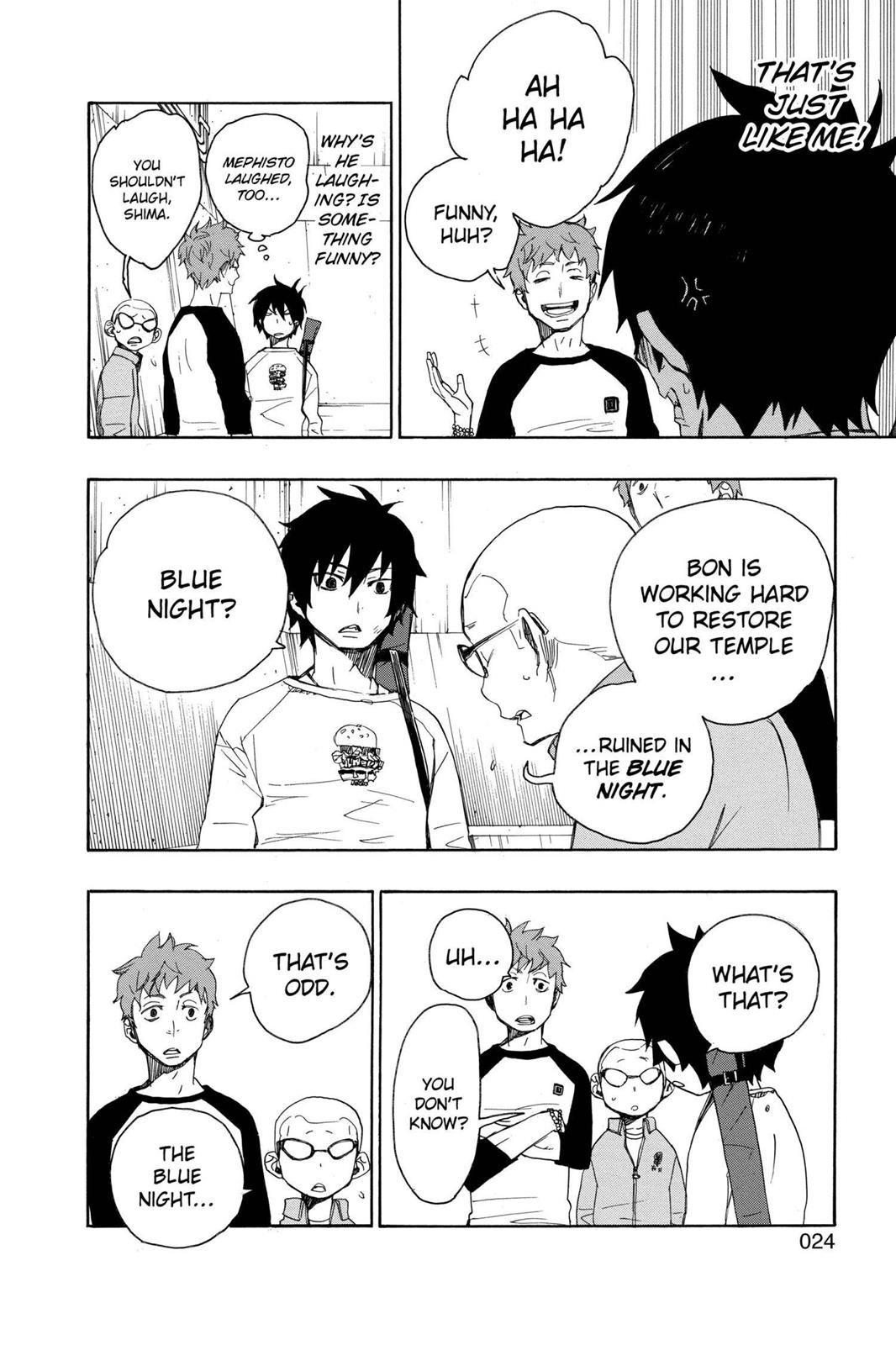 Blue Exorcist Chapter 4 - Page 25