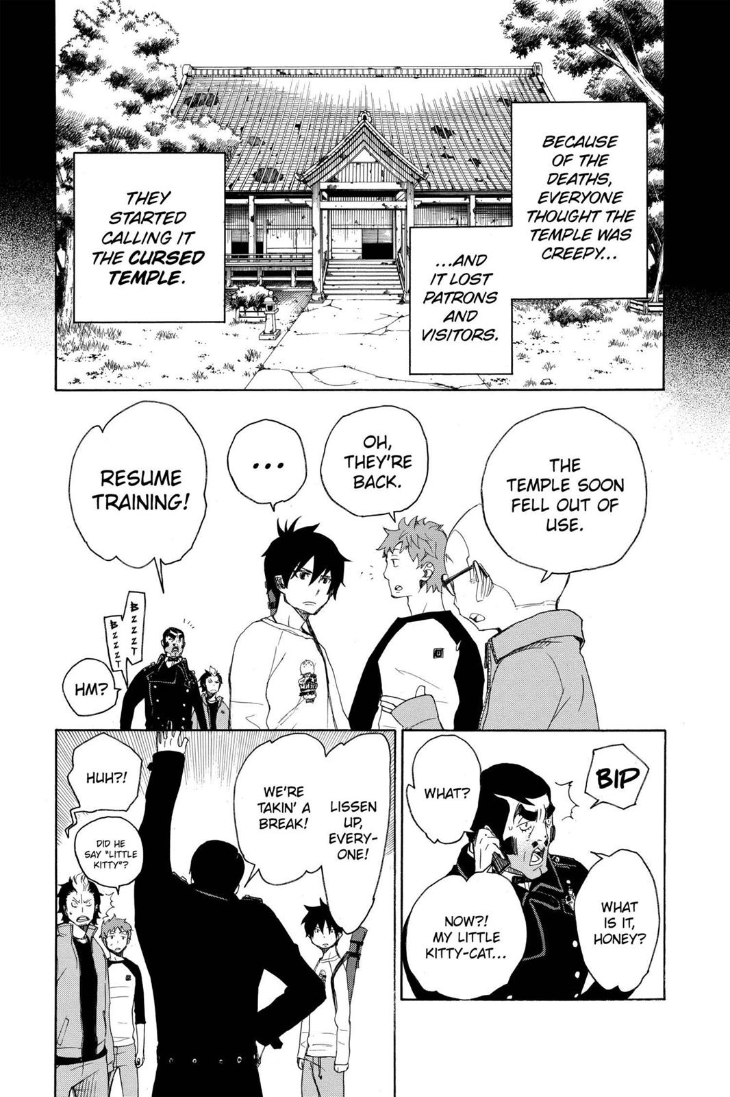 Blue Exorcist Chapter 4 - Page 28