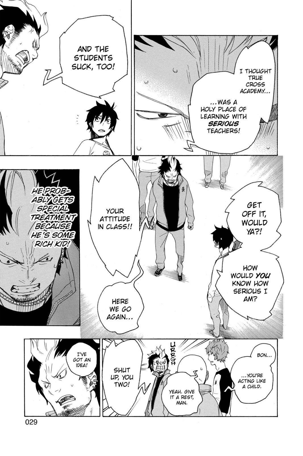 Blue Exorcist Chapter 4 - Page 30
