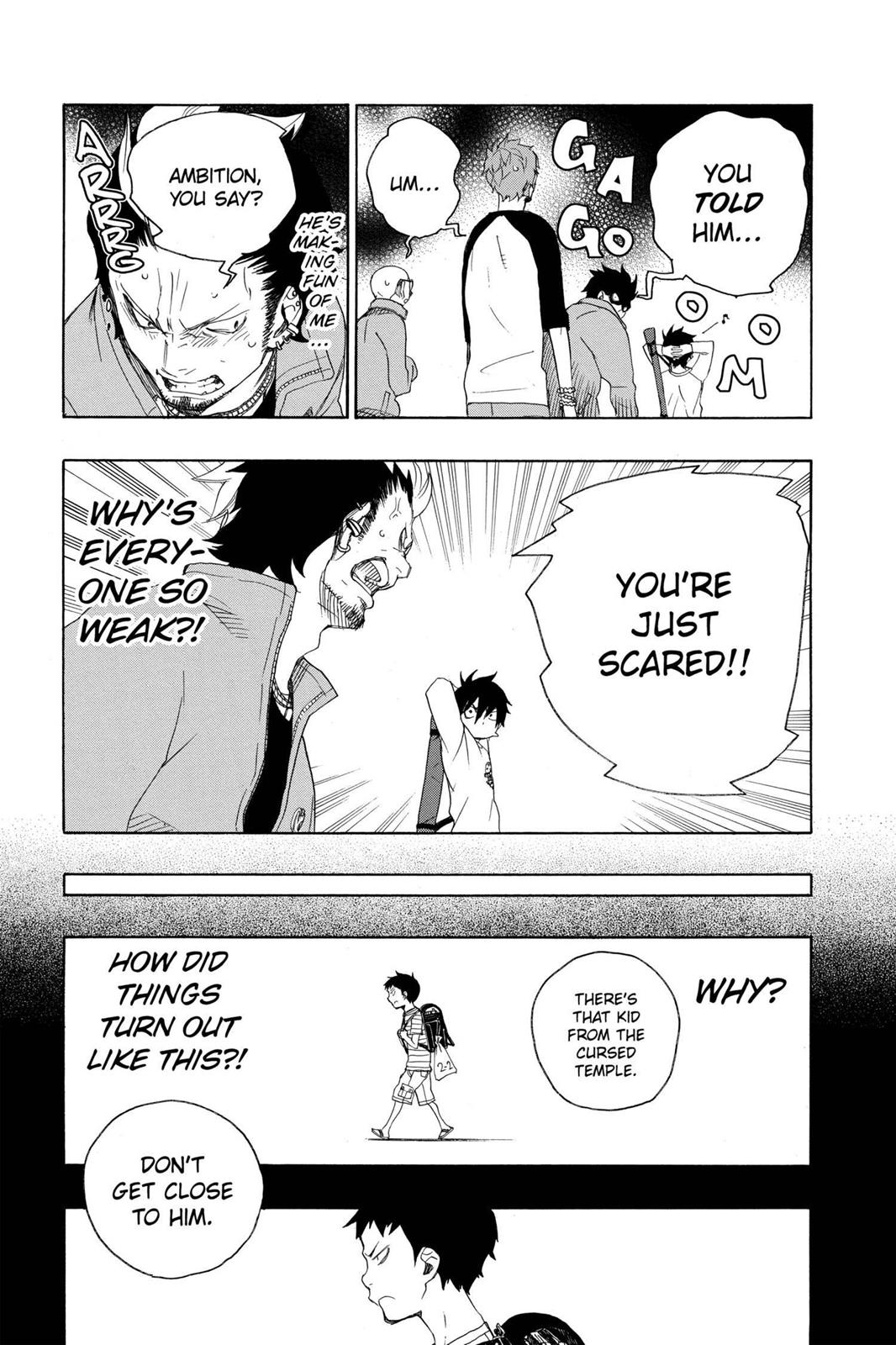 Blue Exorcist Chapter 4 - Page 34