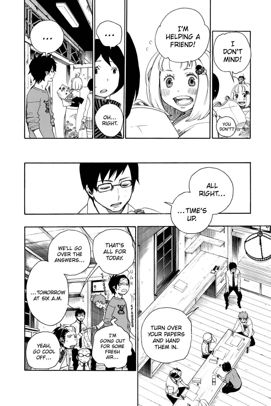 Blue Exorcist Chapter 5 - Page 22