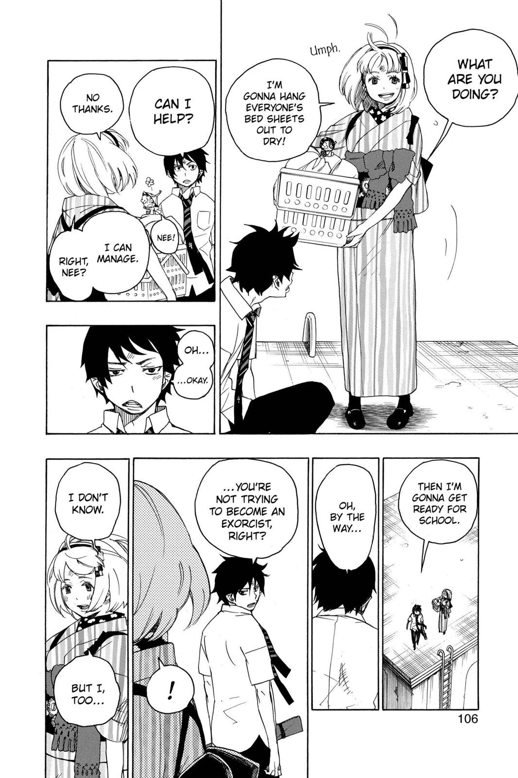 Blue Exorcist Chapter 6 - Page 10
