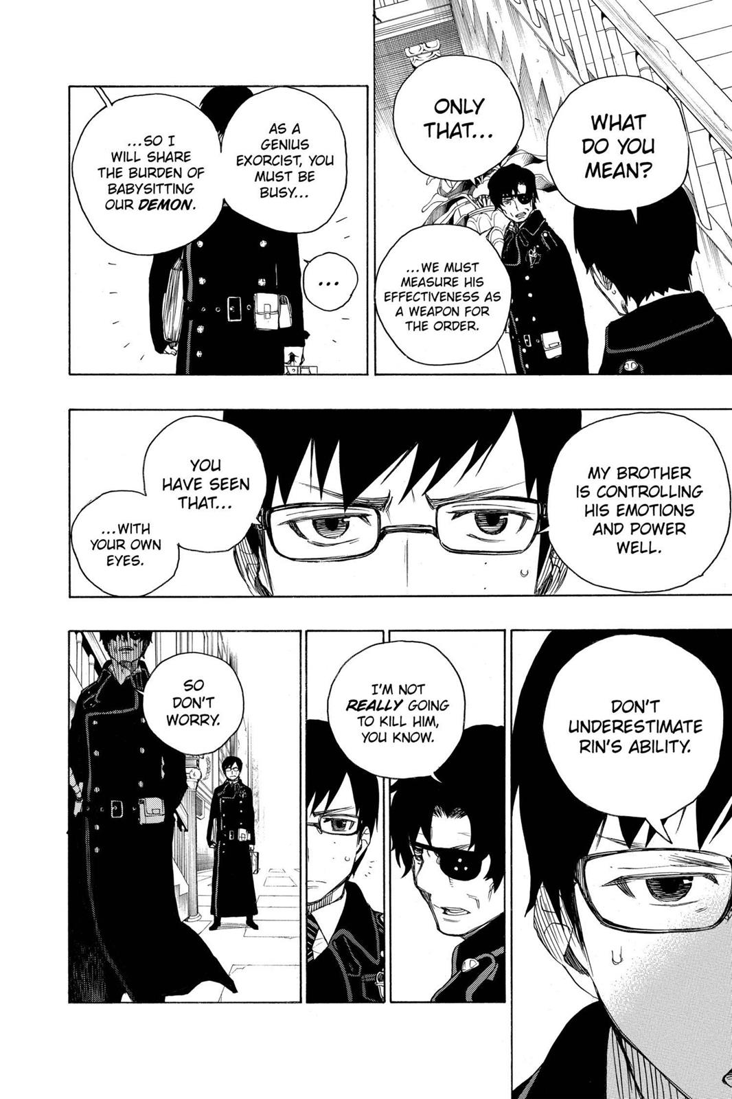 Blue Exorcist Chapter 7 - Page 12