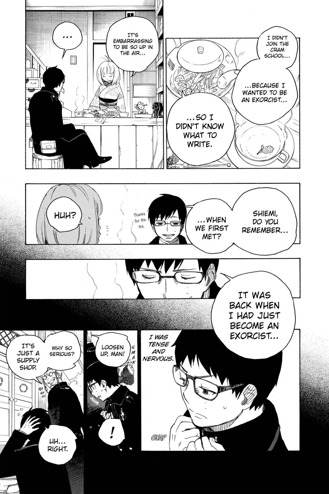 Blue Exorcist Chapter 7 - Page 15