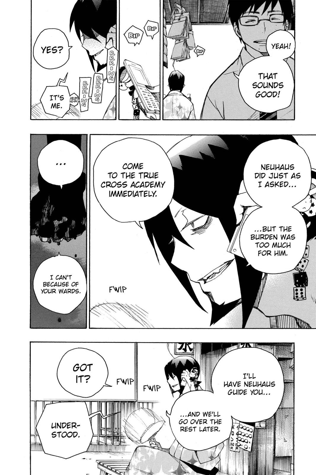 Blue Exorcist Chapter 7 - Page 44