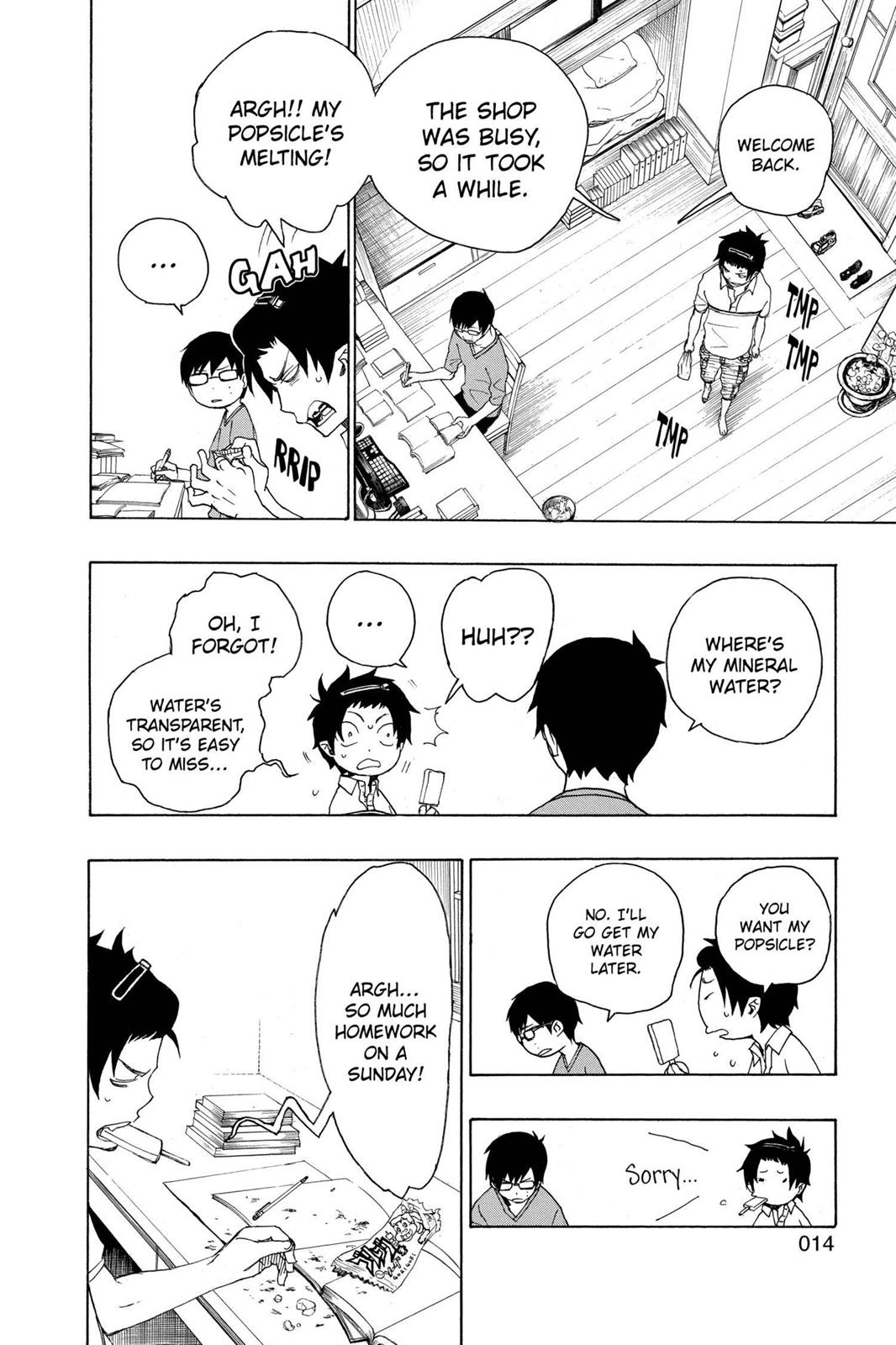 Blue Exorcist Chapter 8 - Page 14