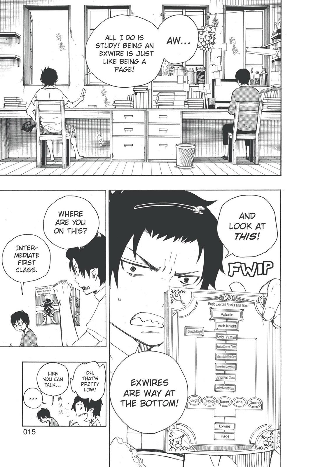Blue Exorcist Chapter 8 - Page 15