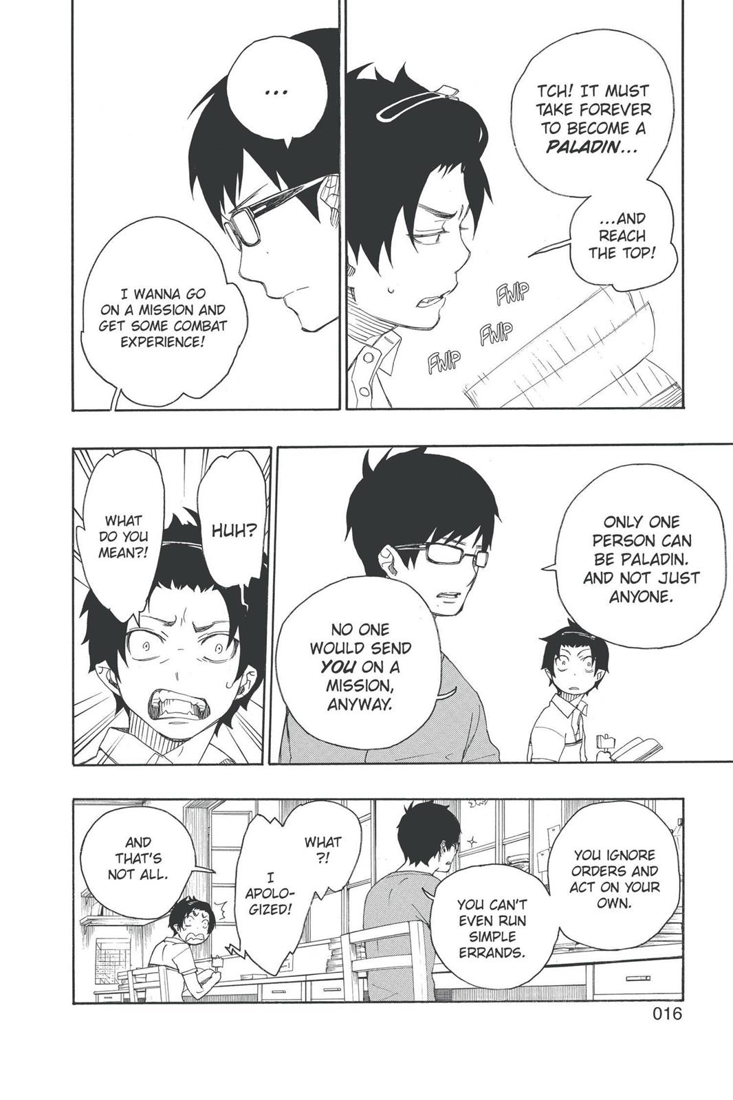 Blue Exorcist Chapter 8 - Page 16