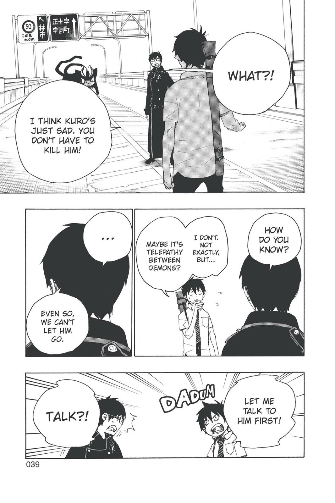 Blue Exorcist Chapter 8 - Page 39