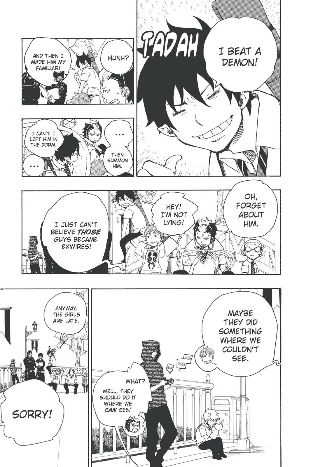 Blue Exorcist Chapter 9 - Page 3
