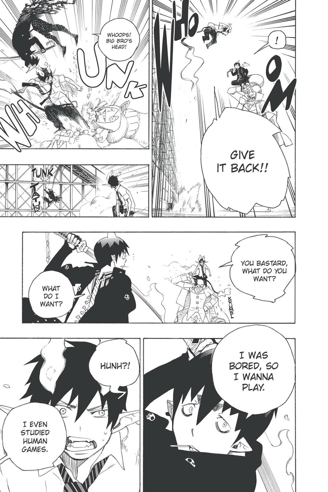Blue Exorcist Chapter 9 - Page 19