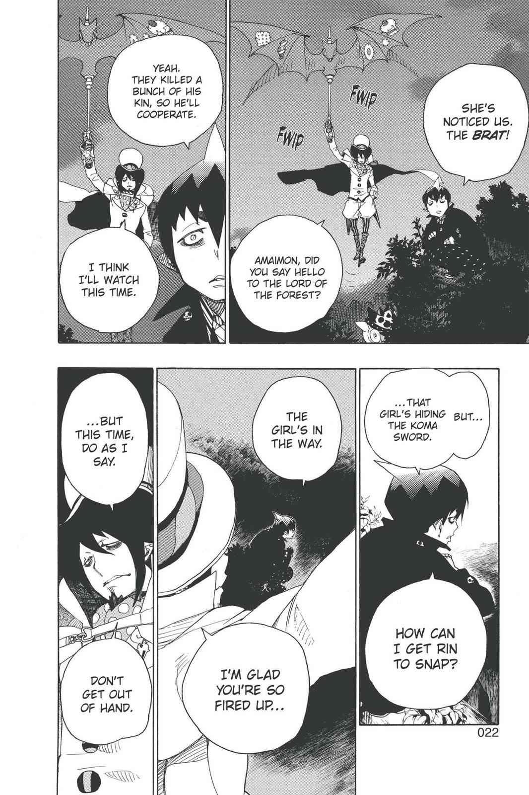 Blue Exorcist Chapter 12 - Page 22