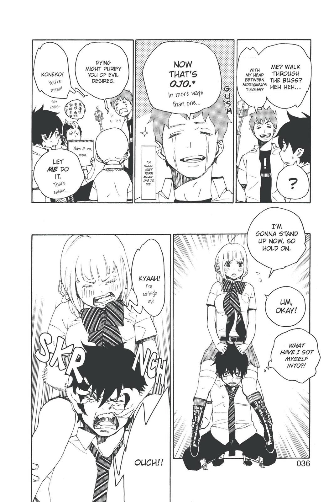 Blue Exorcist Chapter 12 - Page 36