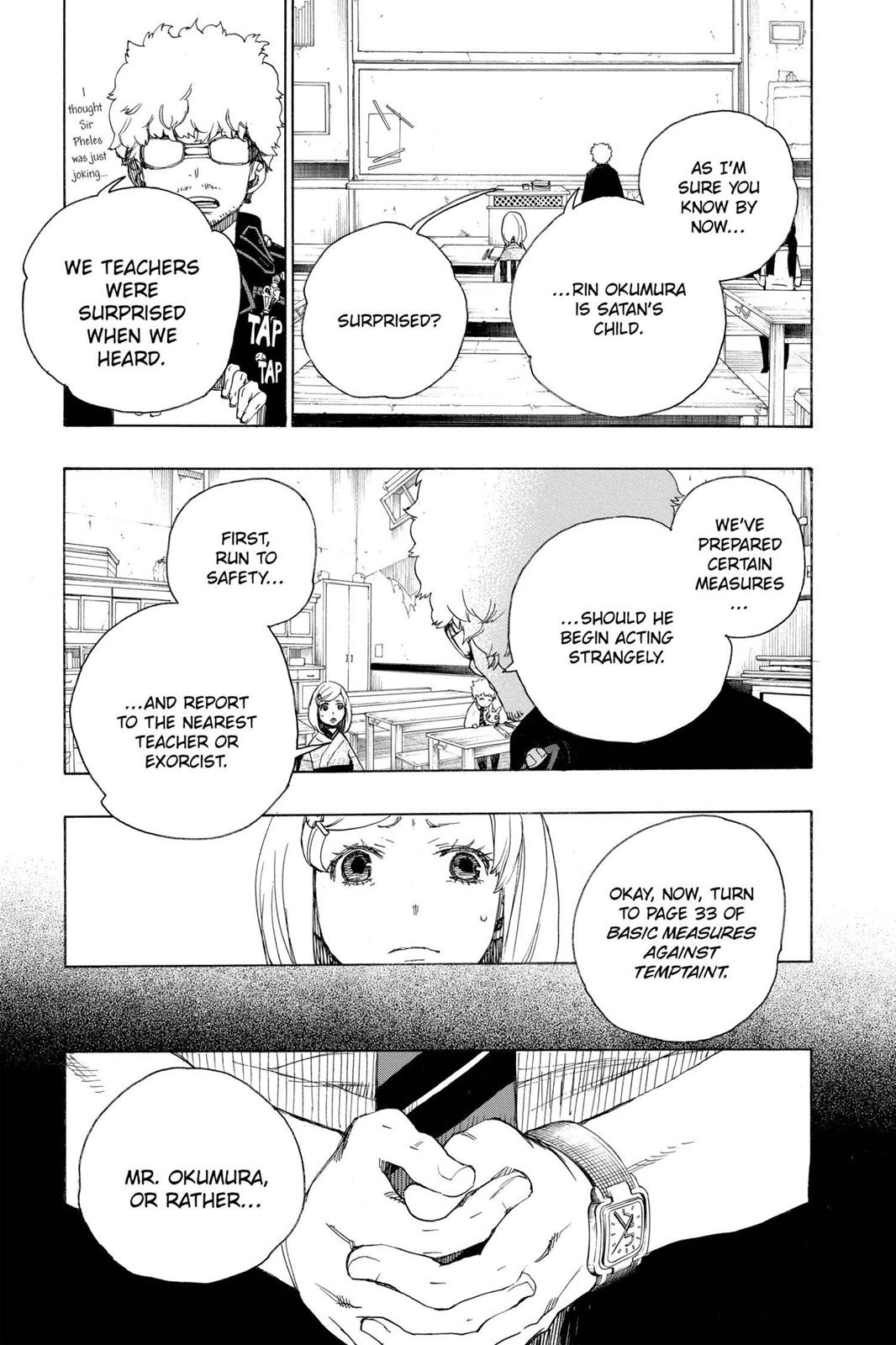 Blue Exorcist Chapter 15 - Page 9