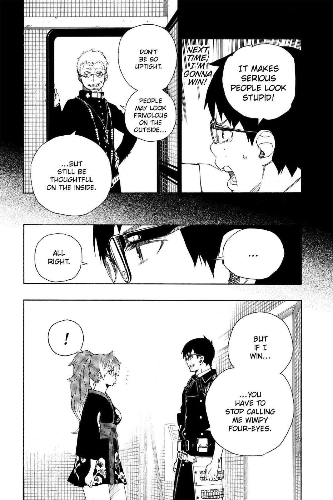 Blue Exorcist Chapter 15 - Page 27