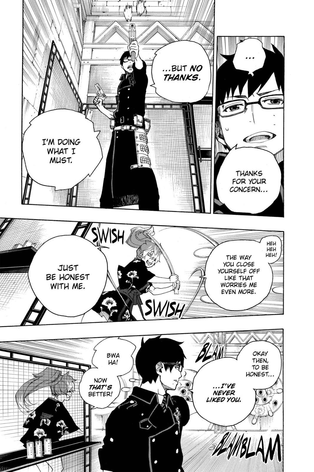 Blue Exorcist Chapter 15 - Page 35