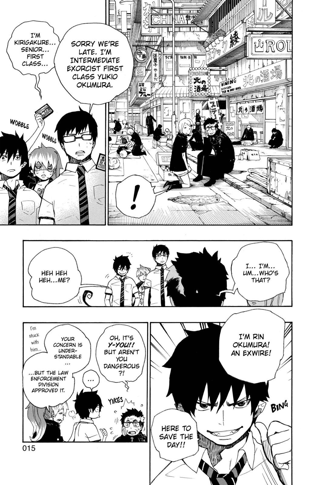 Blue Exorcist Chapter 16 - Page 15