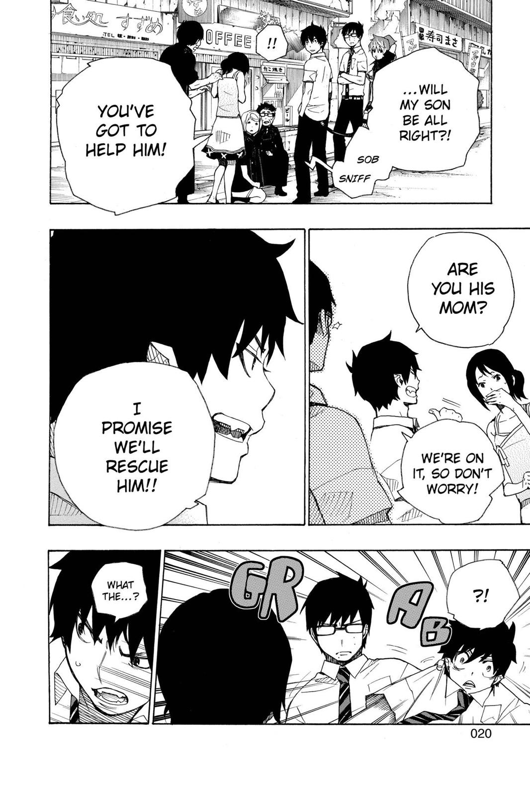 Blue Exorcist Chapter 16 - Page 20