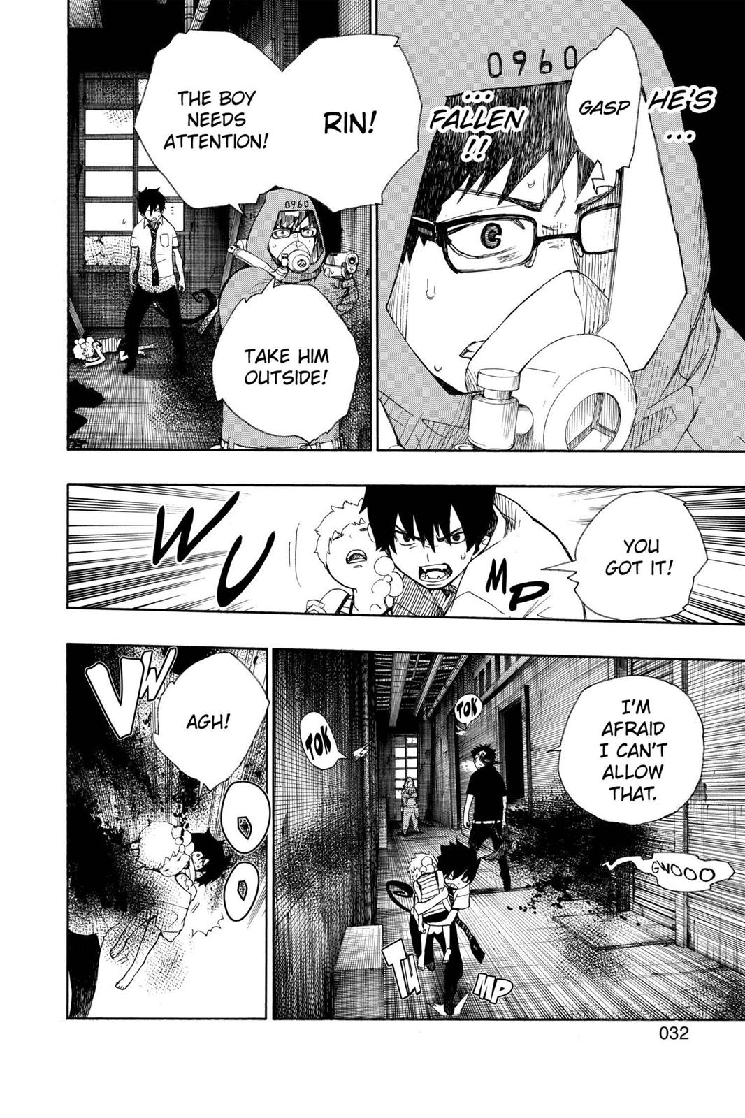 Blue Exorcist Chapter 16 - Page 32