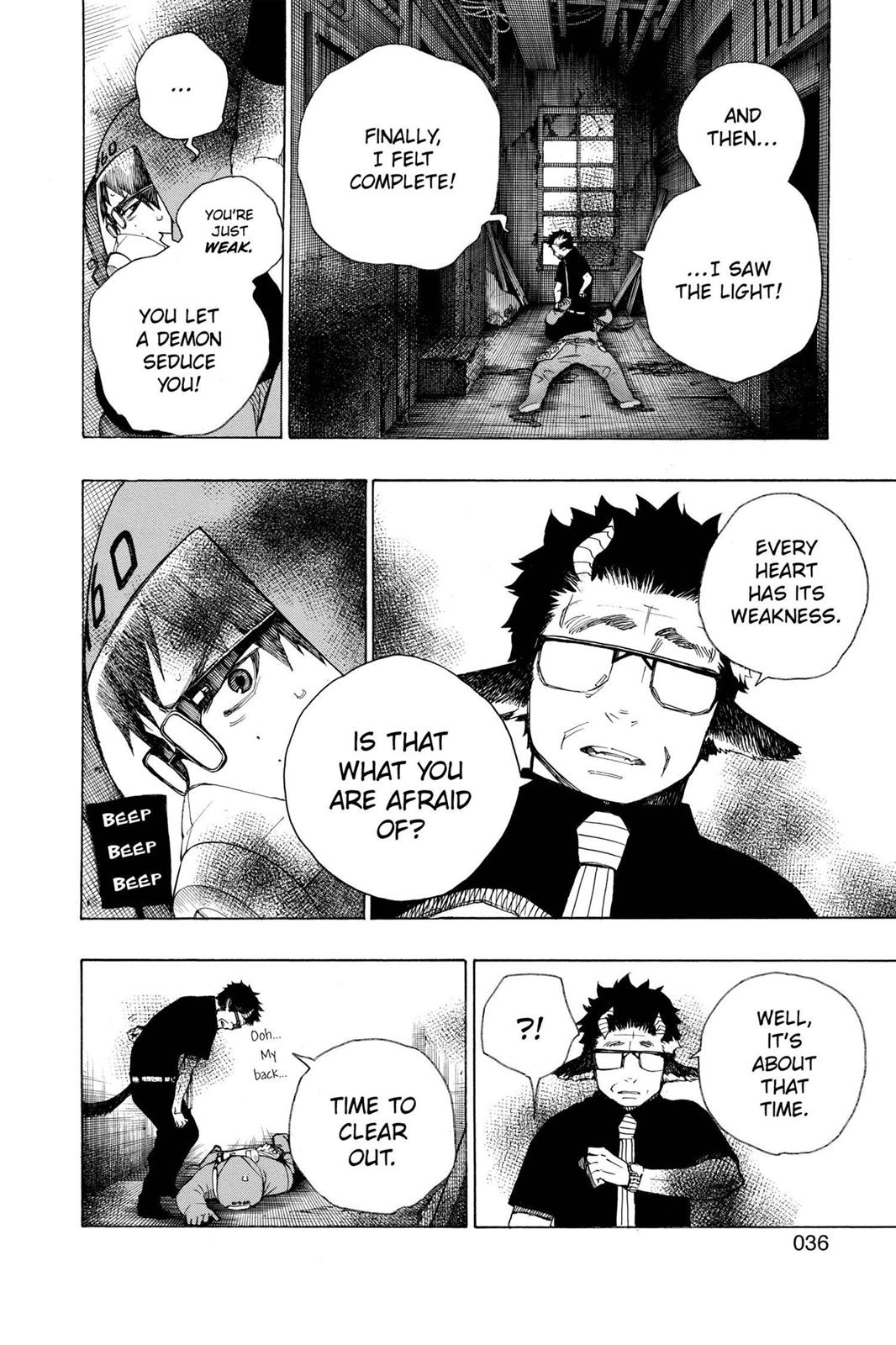 Blue Exorcist Chapter 16 - Page 36