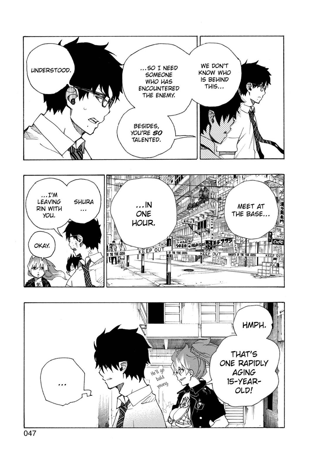 Blue Exorcist Chapter 16 - Page 47
