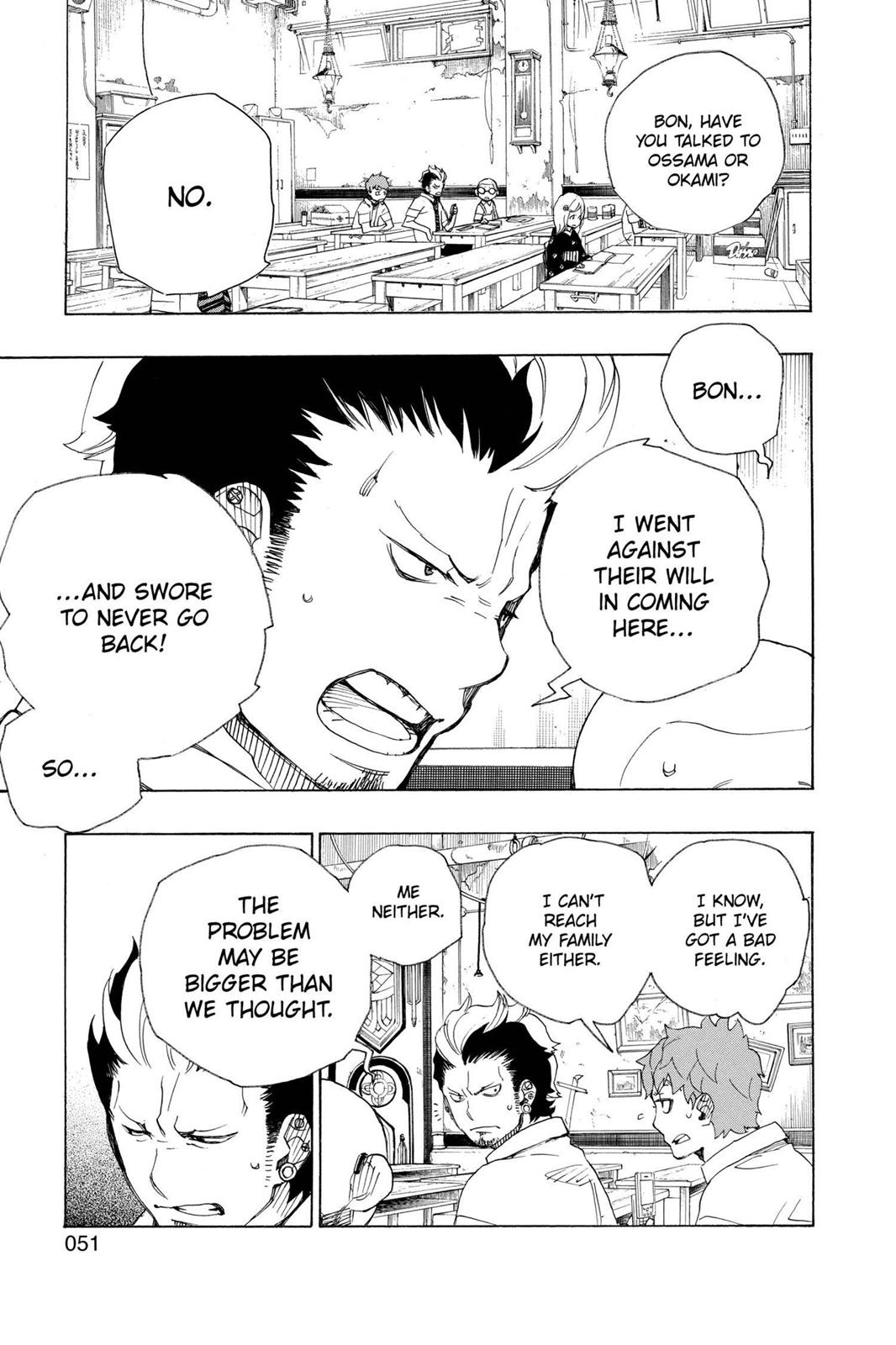 Blue Exorcist Chapter 16 - Page 51