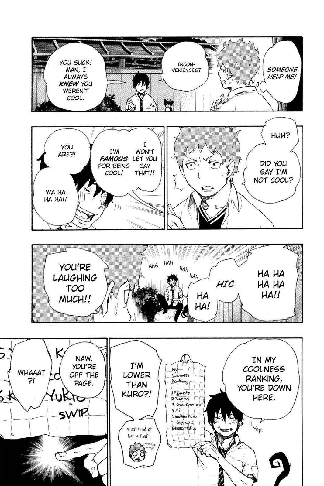 Blue Exorcist Chapter 19 - Page 15