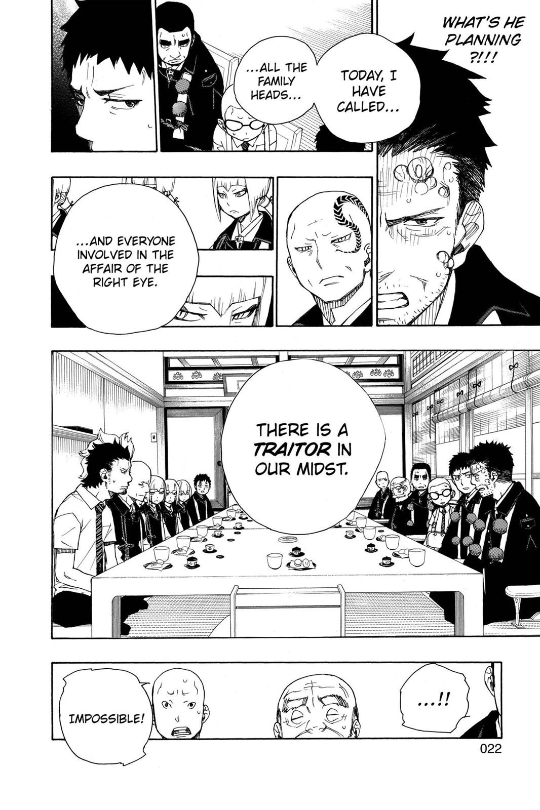 Blue Exorcist Chapter 20 - Page 22