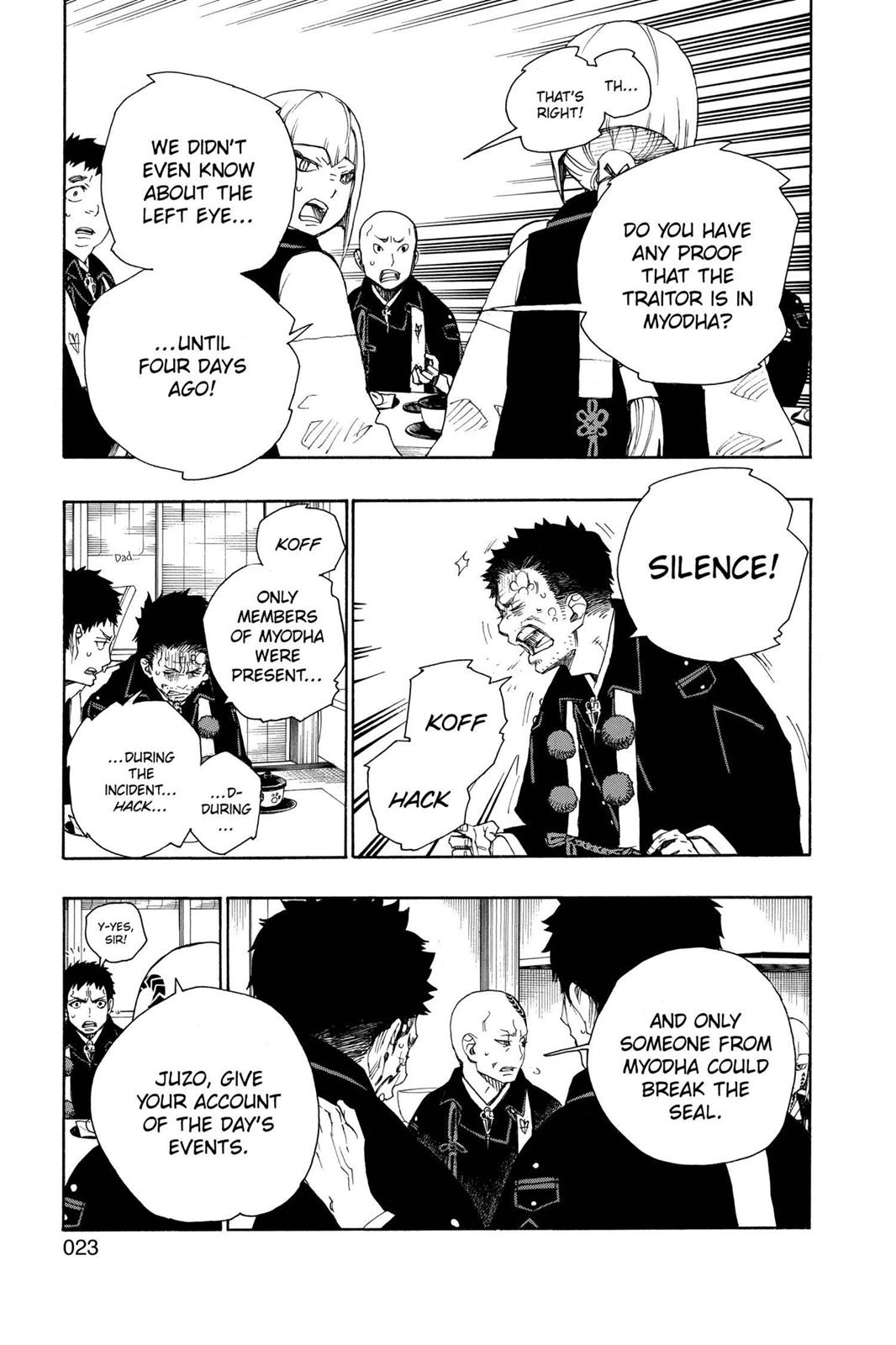 Blue Exorcist Chapter 20 - Page 23