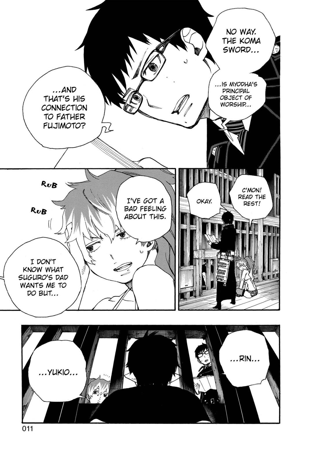 Blue Exorcist Chapter 24 - Page 11