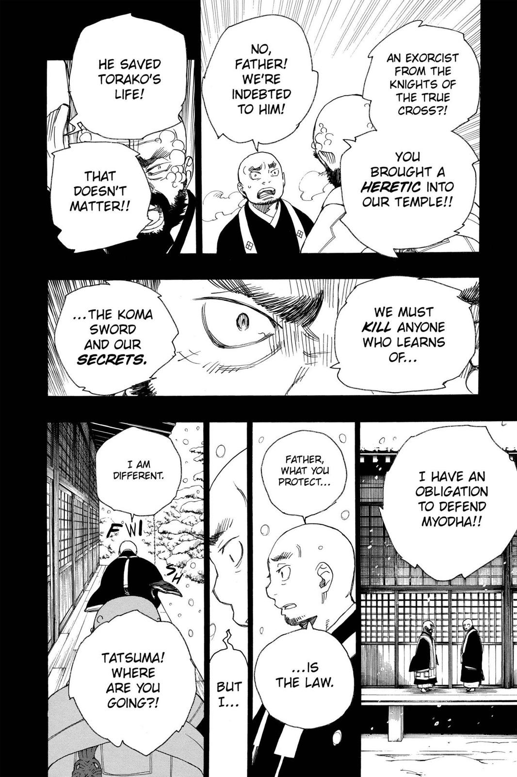 Blue Exorcist Chapter 24 - Page 34