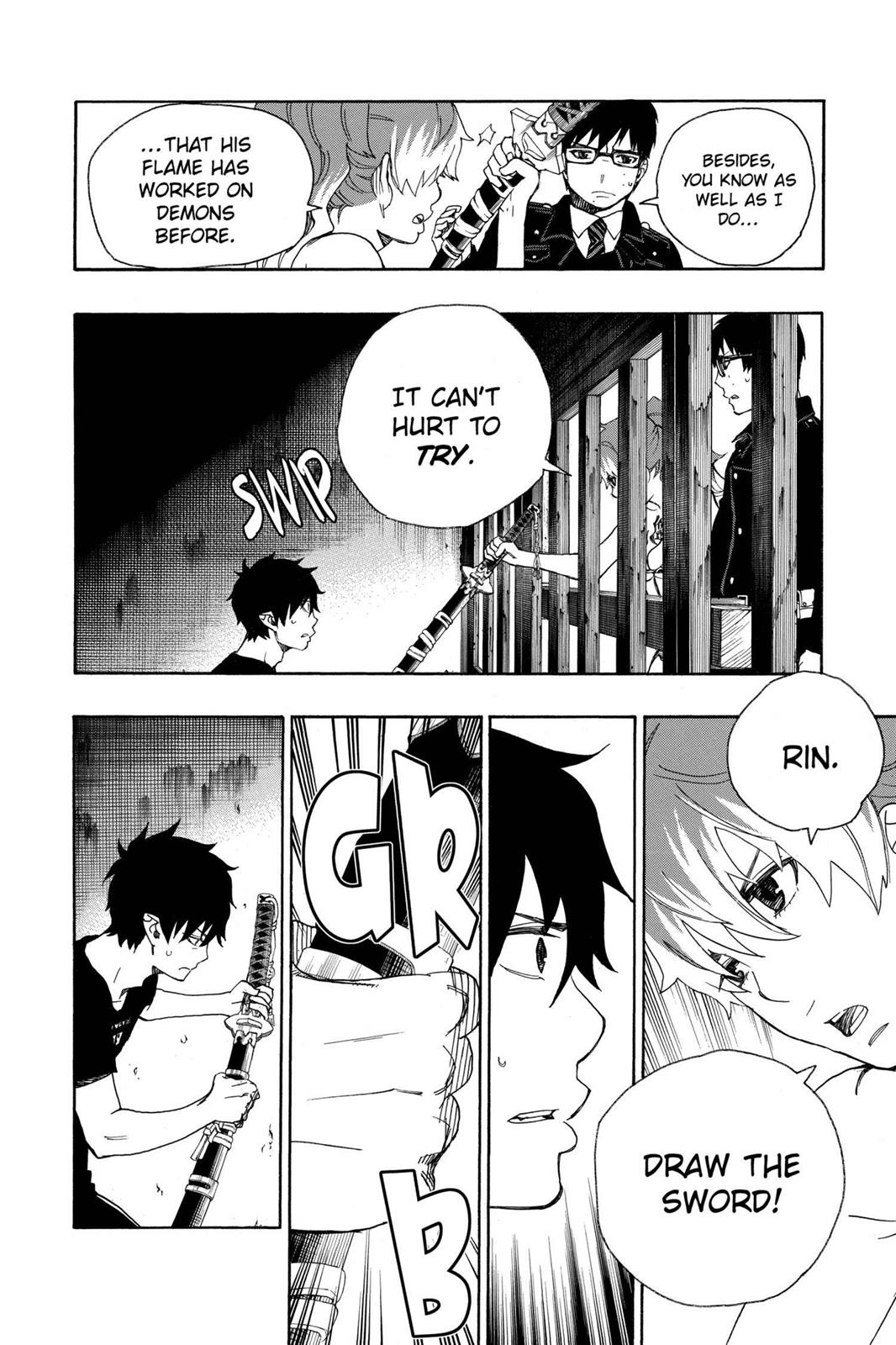 Blue Exorcist Chapter 25 - Page 35