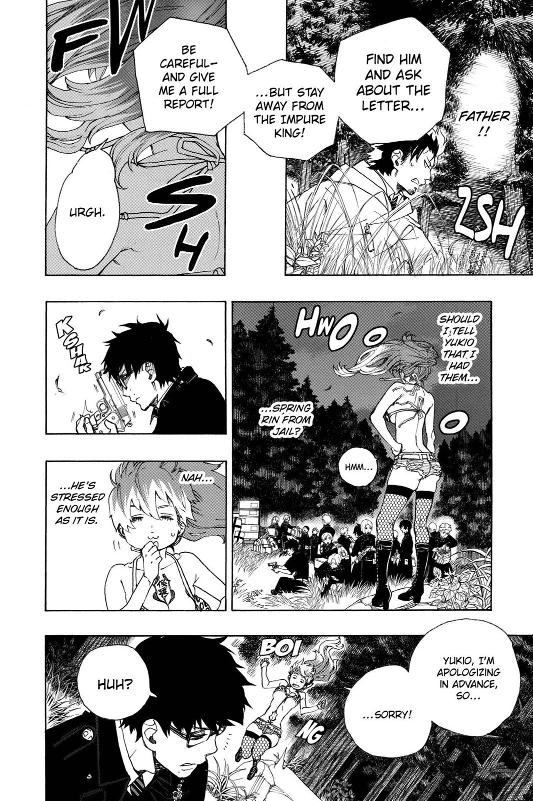 Blue Exorcist Chapter 27 - Page 4