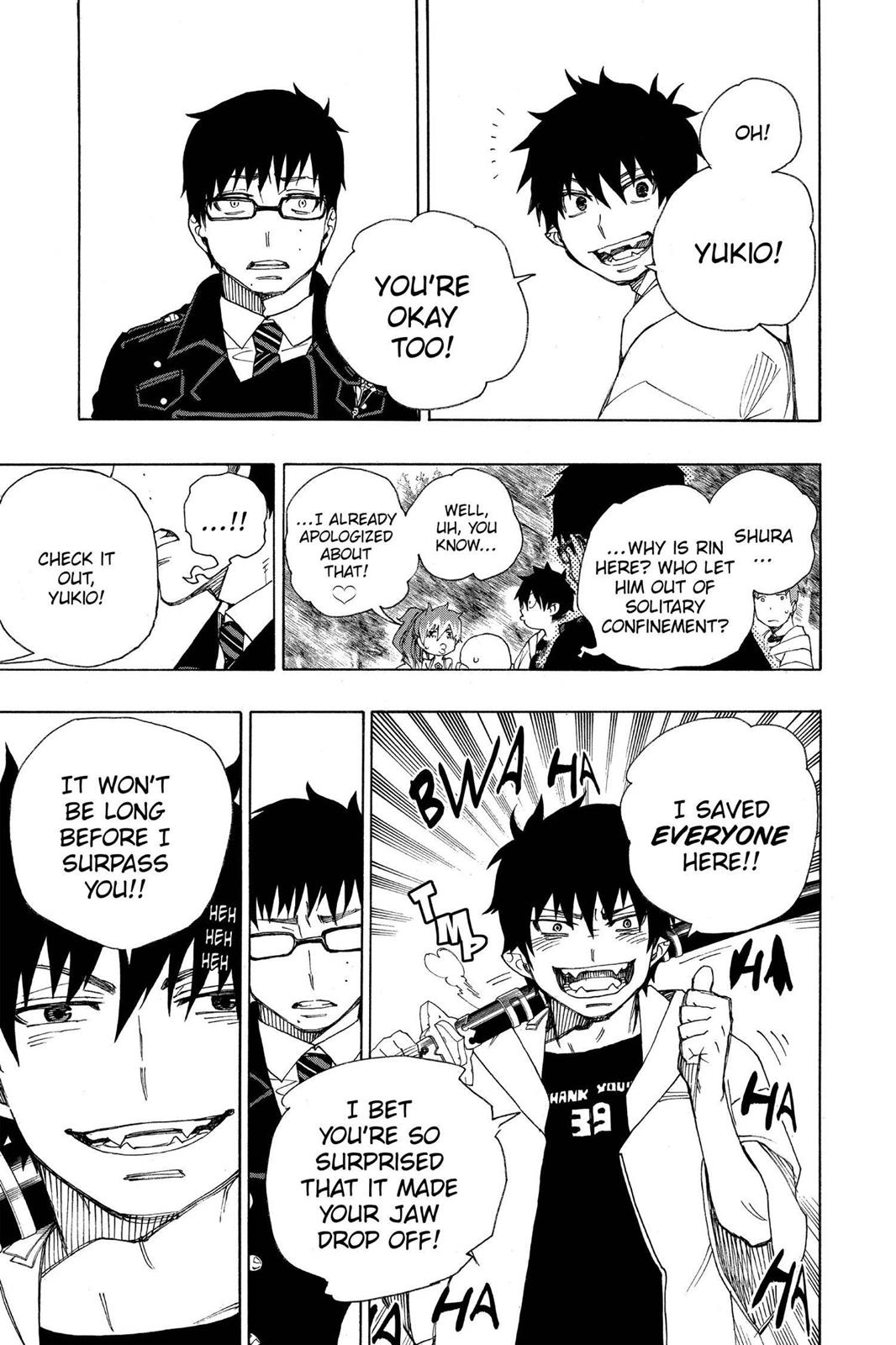 Blue Exorcist Chapter 33 - Page 36