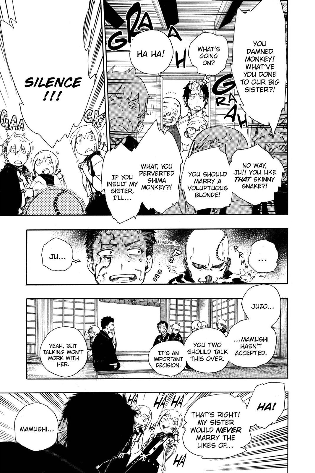 Blue Exorcist Chapter 34 - Page 25