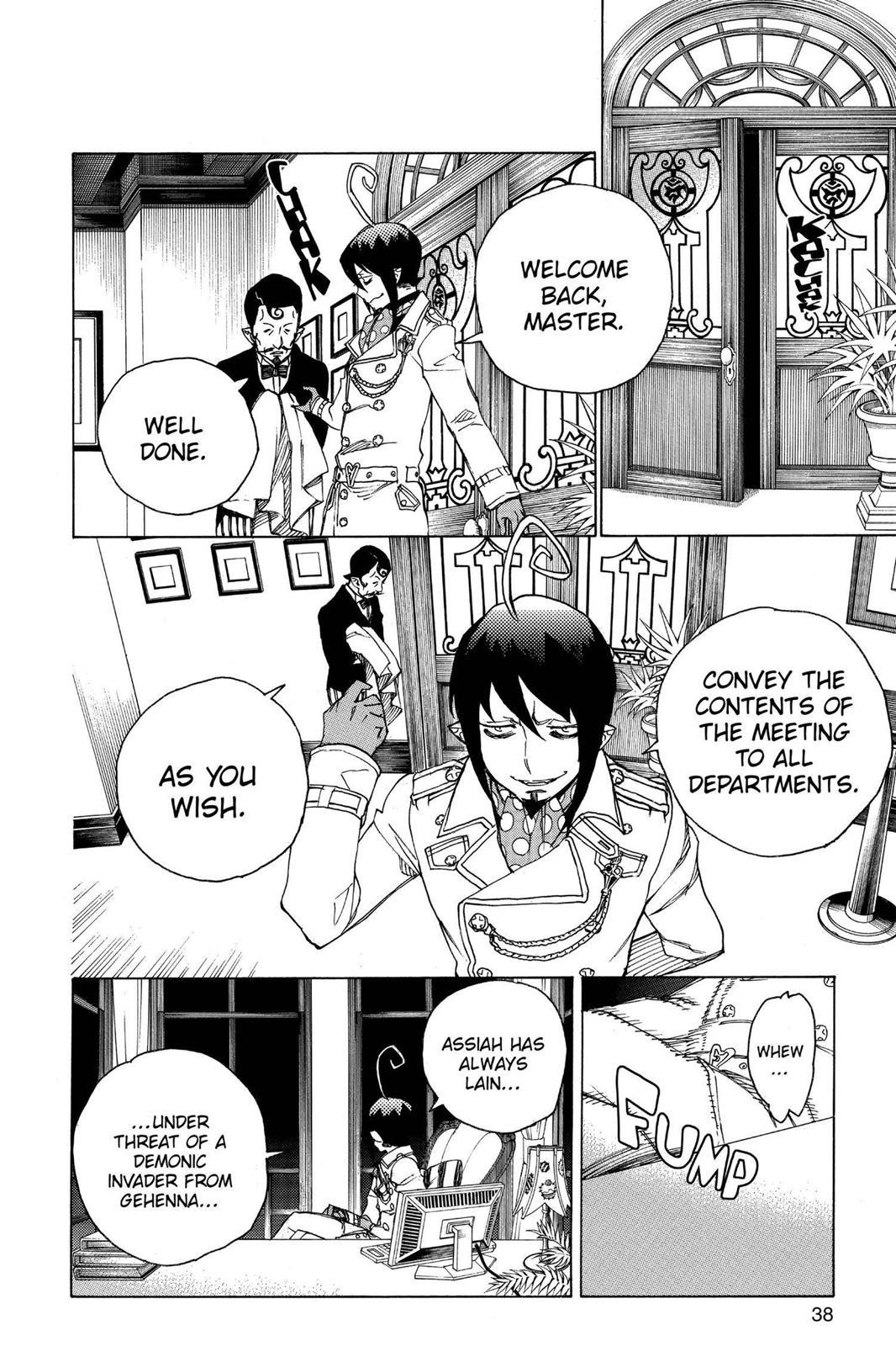 Blue Exorcist Chapter 38 - Page 39