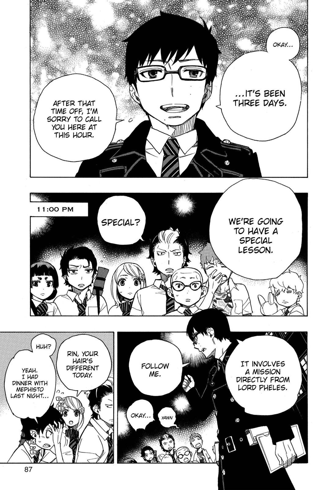 Blue Exorcist Chapter 40 - Page 7